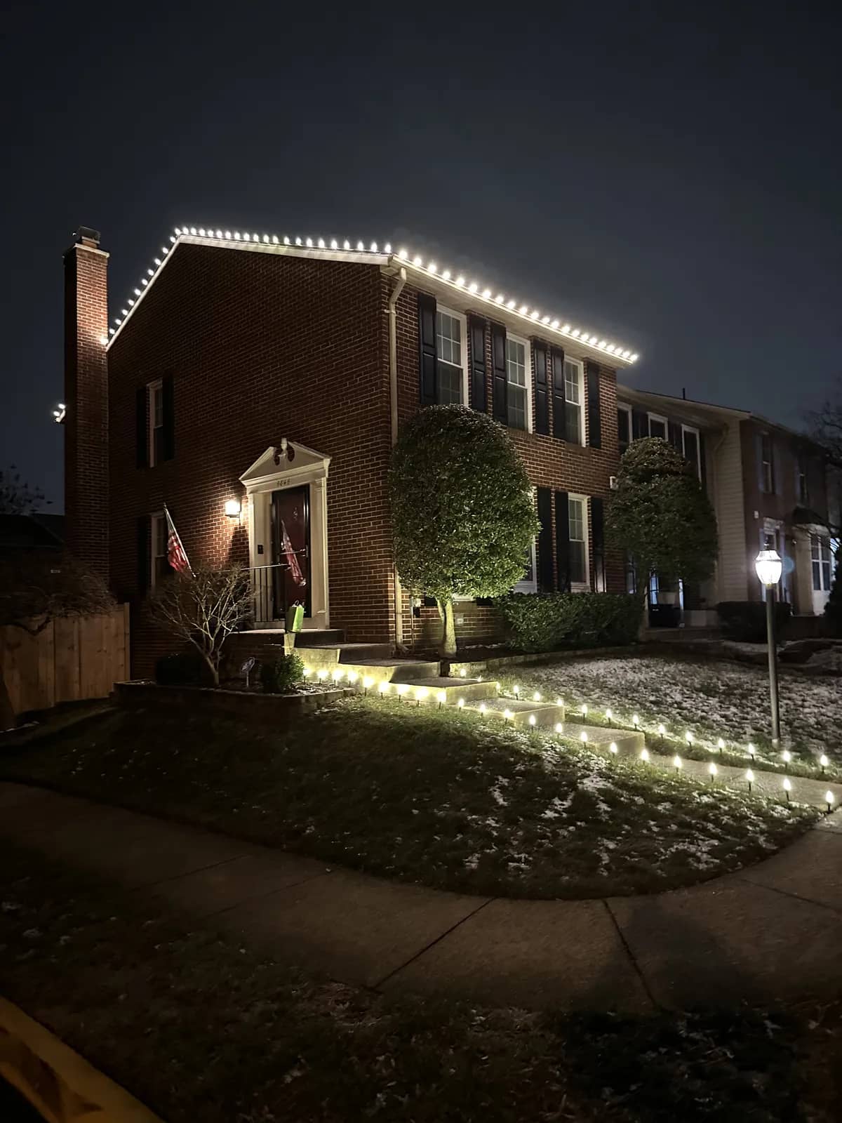 Christmas light installation in Alexandria, VA — LightDMV