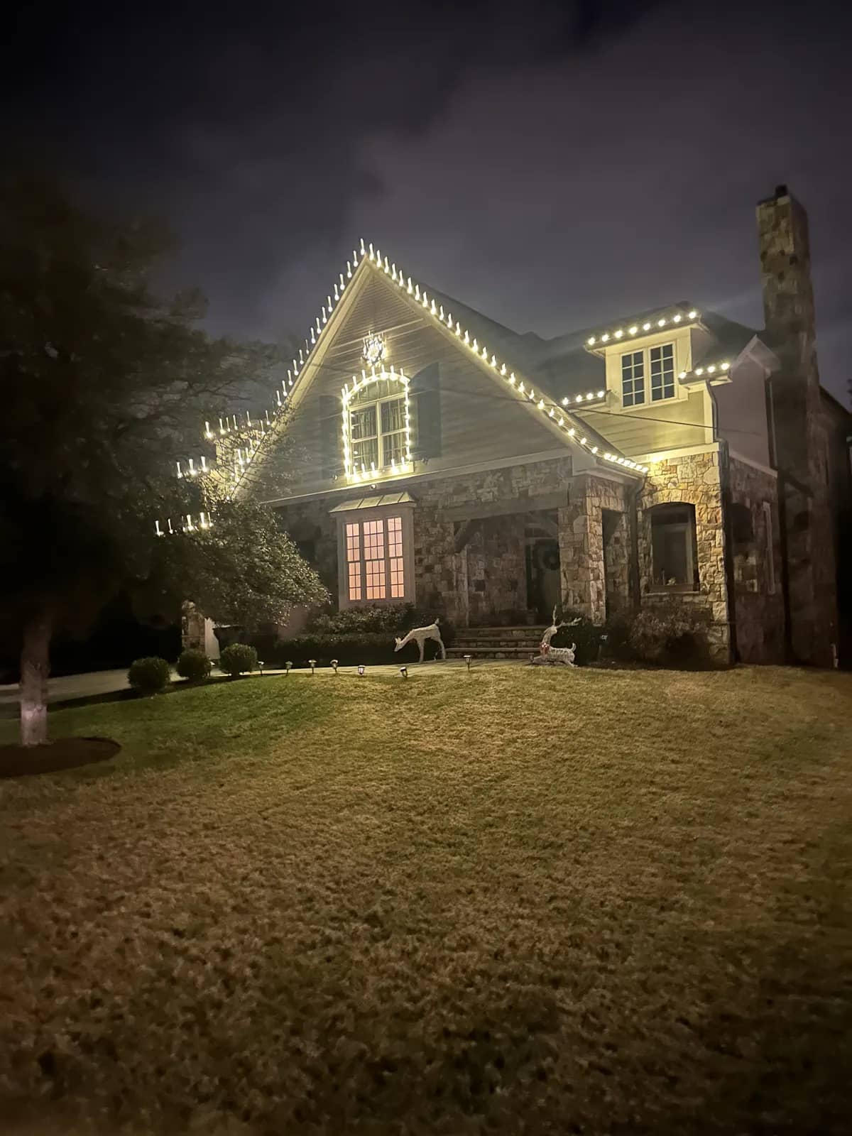 Christmas light installation in Kensington, MD — LightDMV