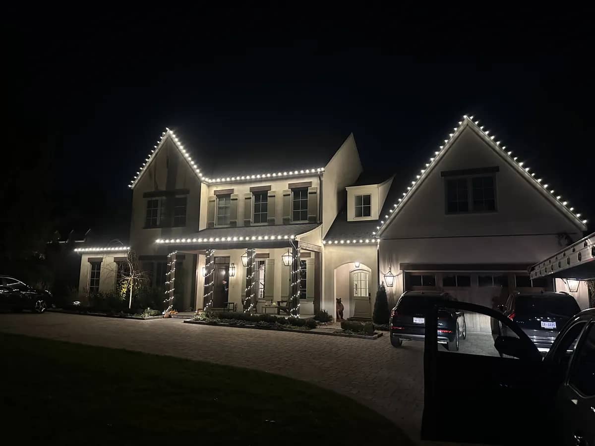 Christmas light installation in Silver Spring, MD — LightDMV
