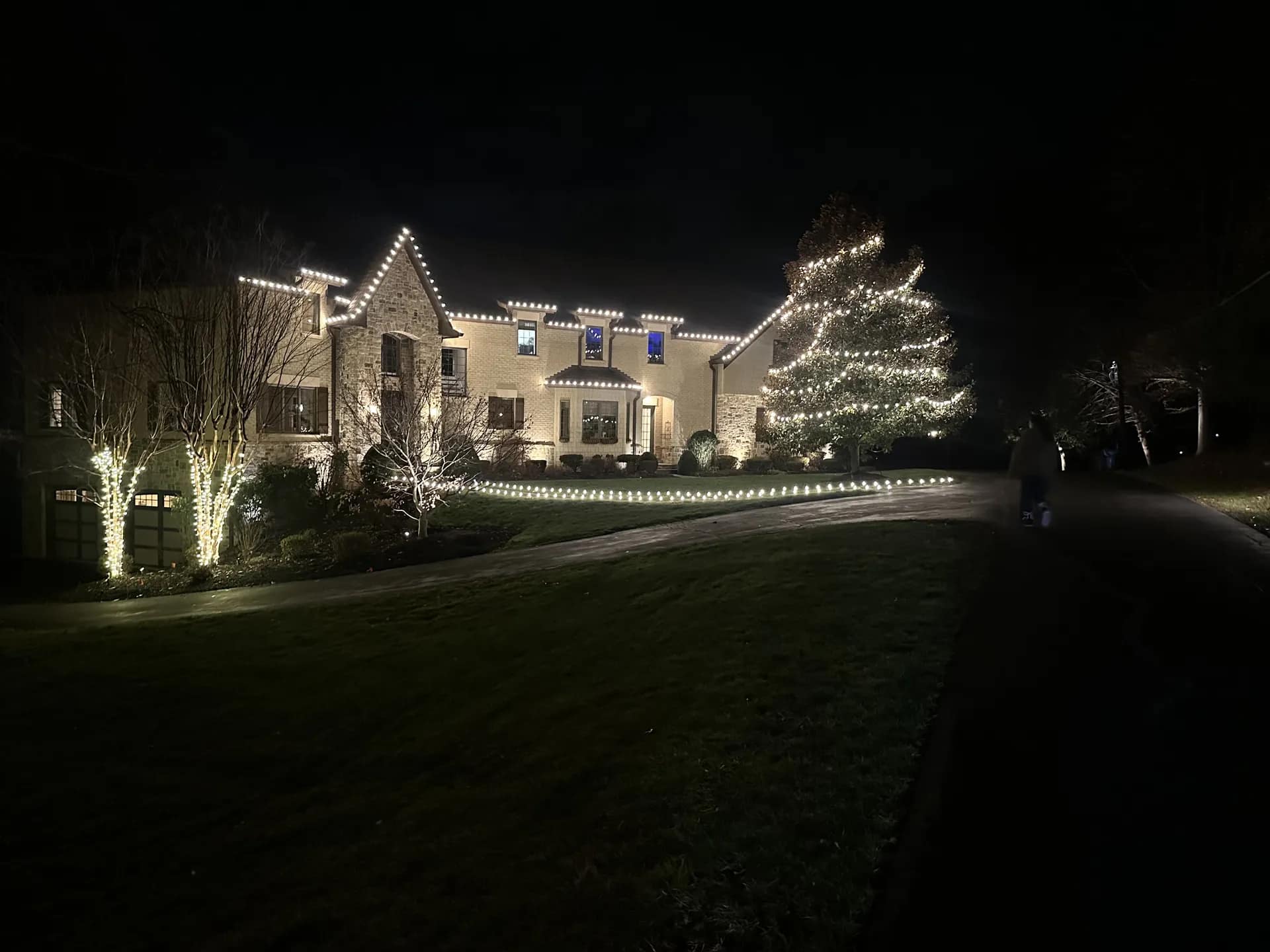 Christmas light installation in Great Falls, VA — LightDMV