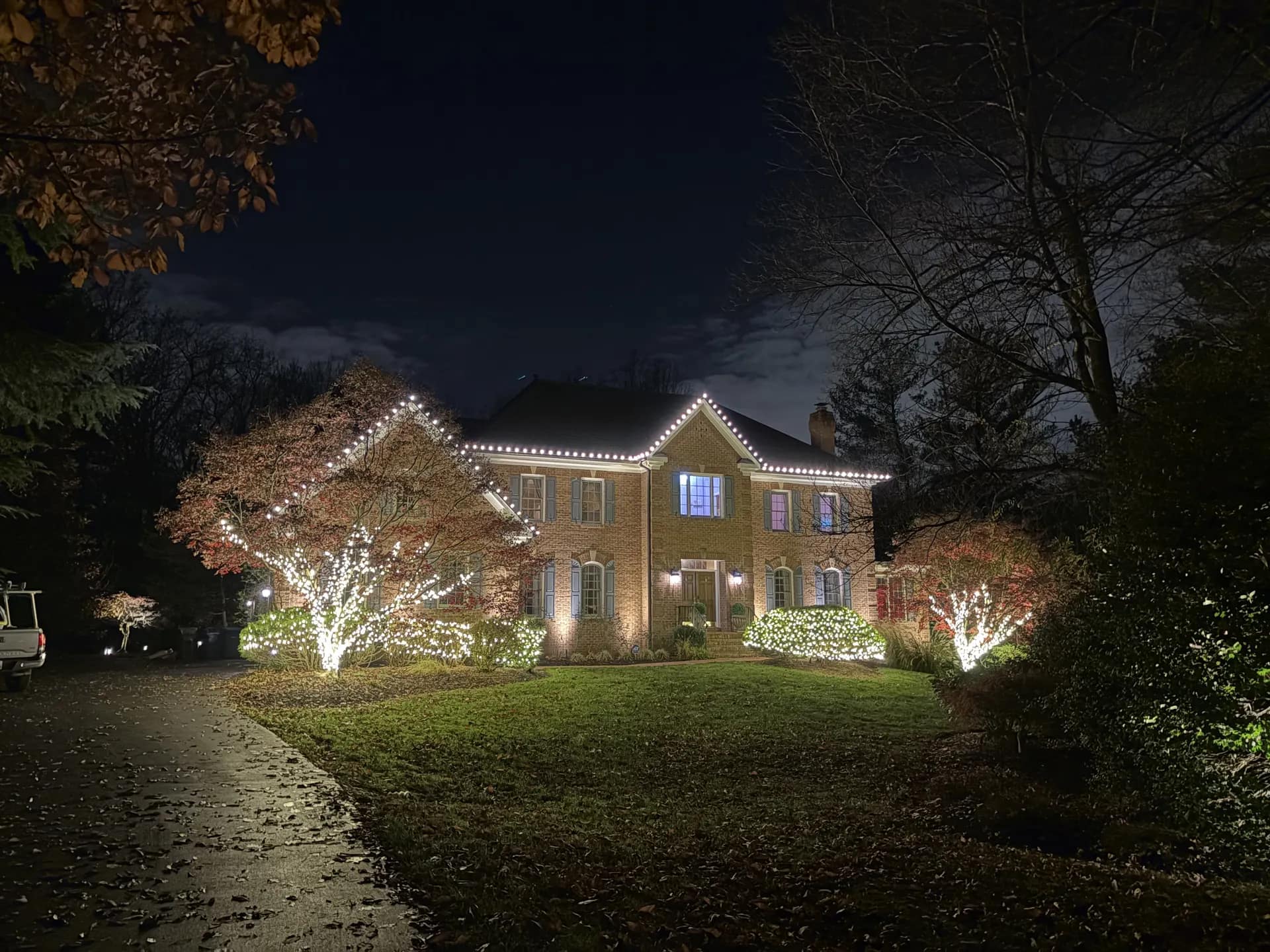 Christmas light installation in Kensington, MD — LightDMV