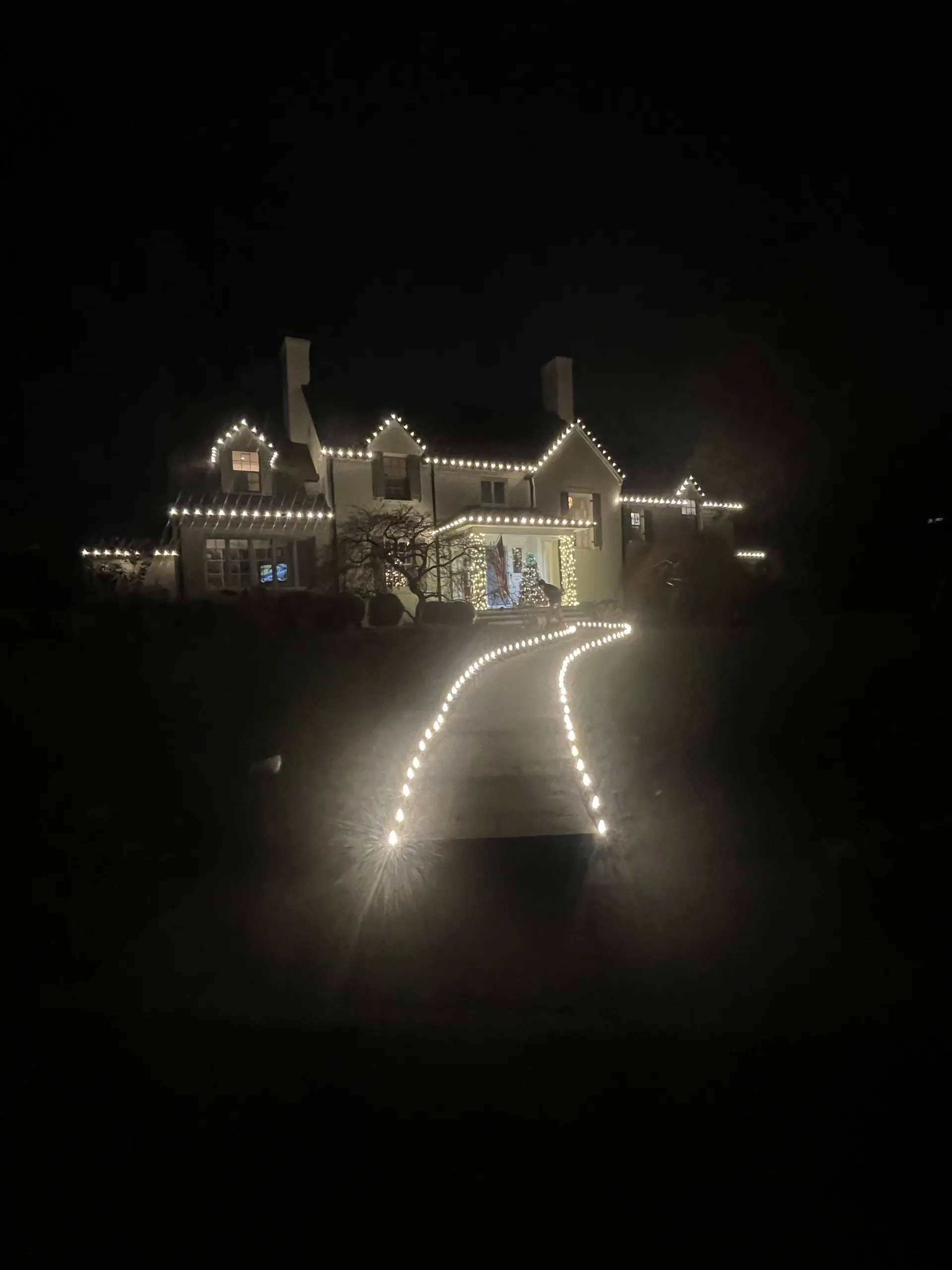 Christmas light installation in North Potomac, MD — LightDMV
