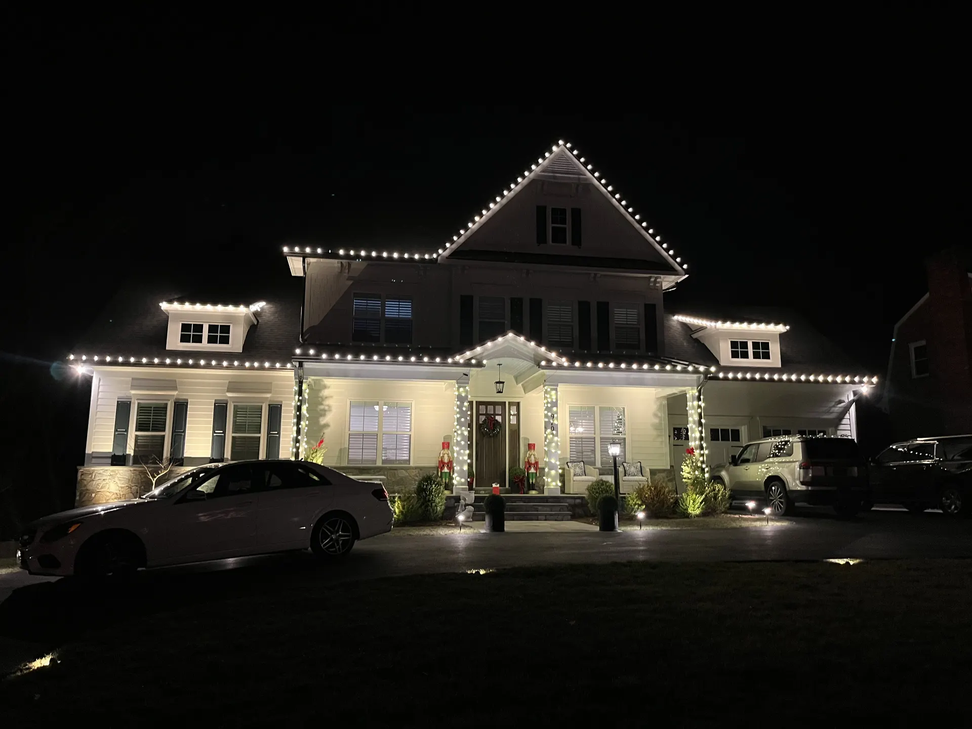 Christmas light installation in Potomac, MD — LightDMV