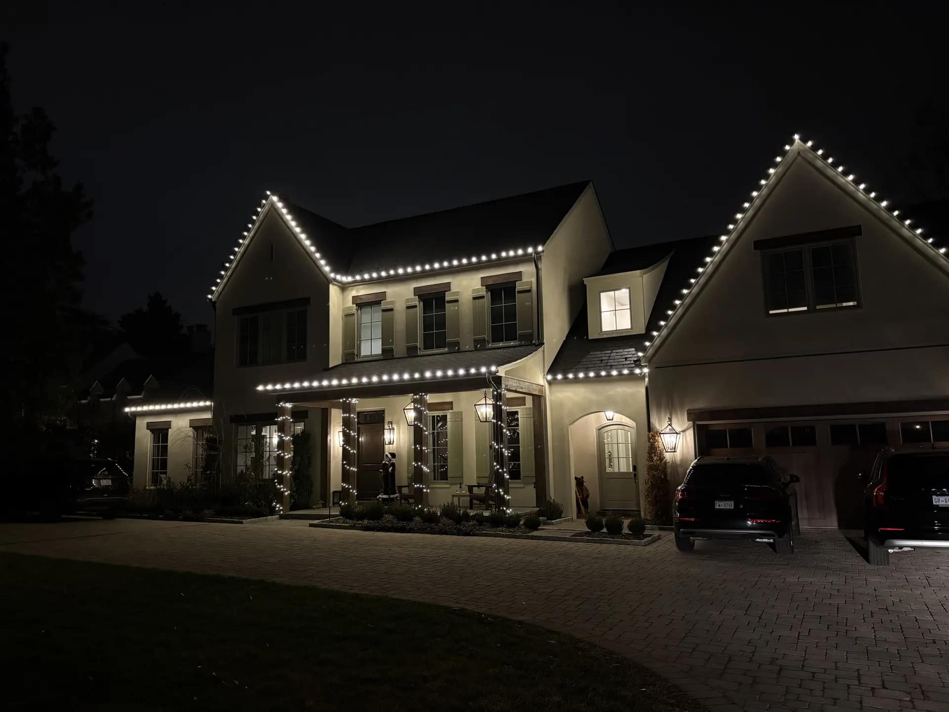 Christmas light installation in Spring Valley, DC — LightDMV