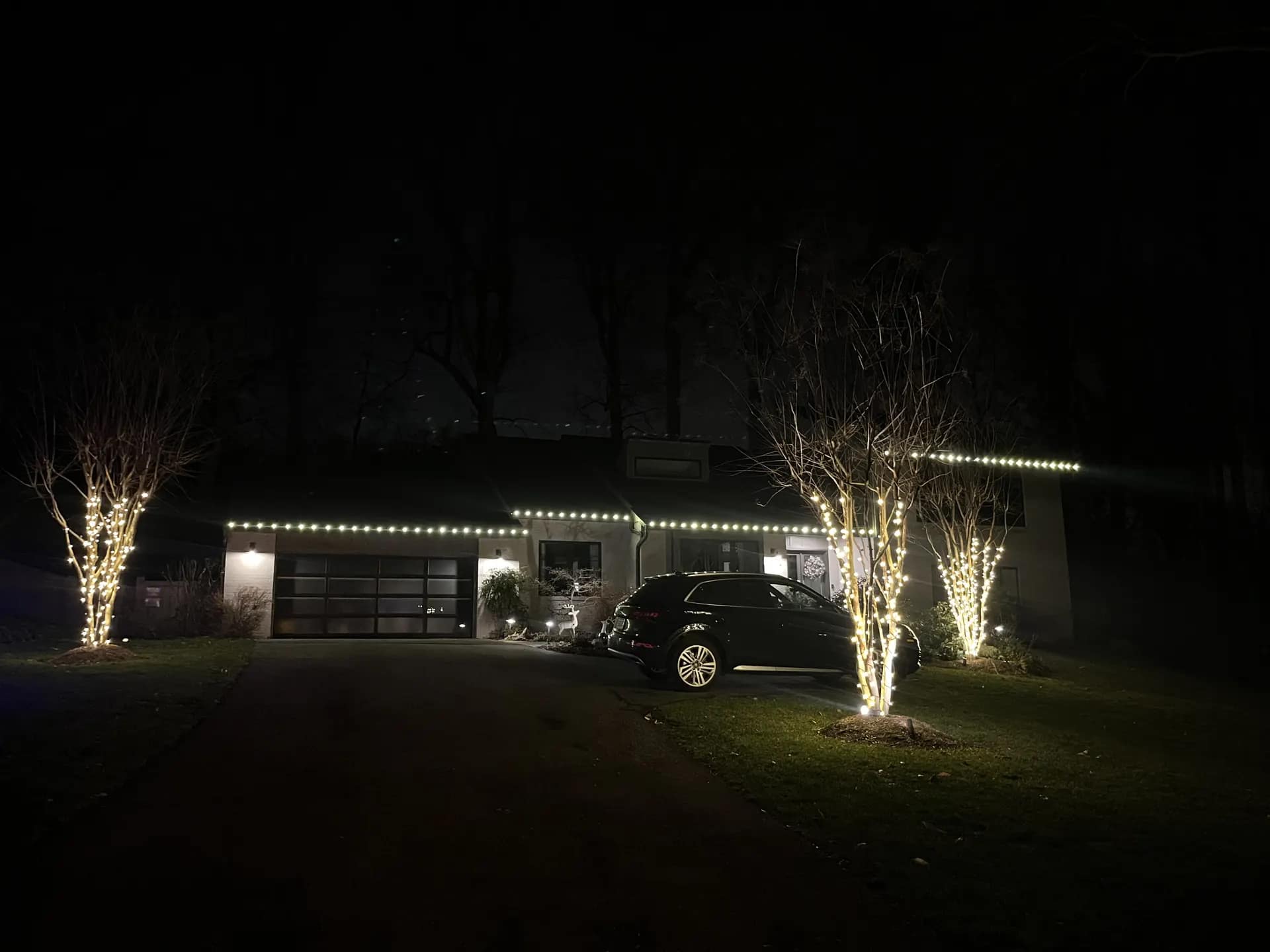 Christmas light installation in Tysons, VA — LightDMV
