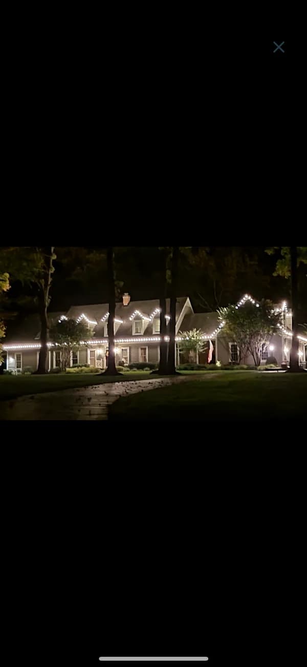 Christmas light installation in Arlington, VA — LightDMV