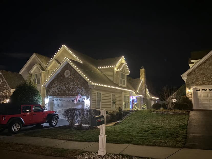 Christmas light installation in Ashburn, VA — LightDMV