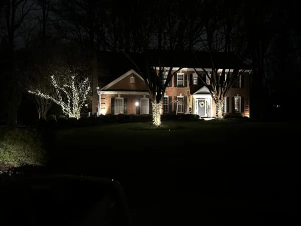 Christmas light installation in Ashburn, VA — LightDMV