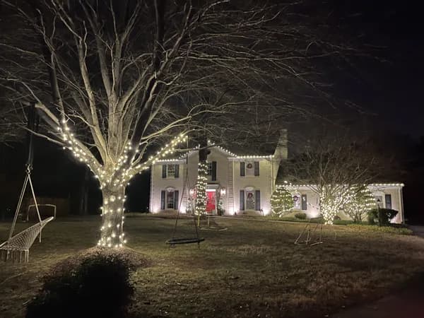 Christmas light installation in Bethesda, MD — LightDMV