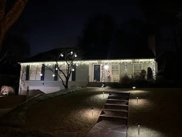 Christmas light installation in Chevy Chase, MD — LightDMV