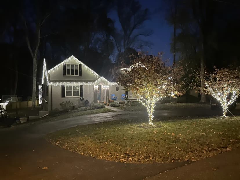 Christmas light installation in Darnestown, MD — LightDMV