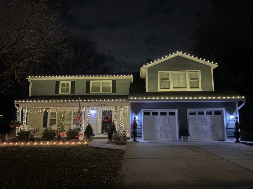 Christmas light installation in Fairfax, VA — LightDMV