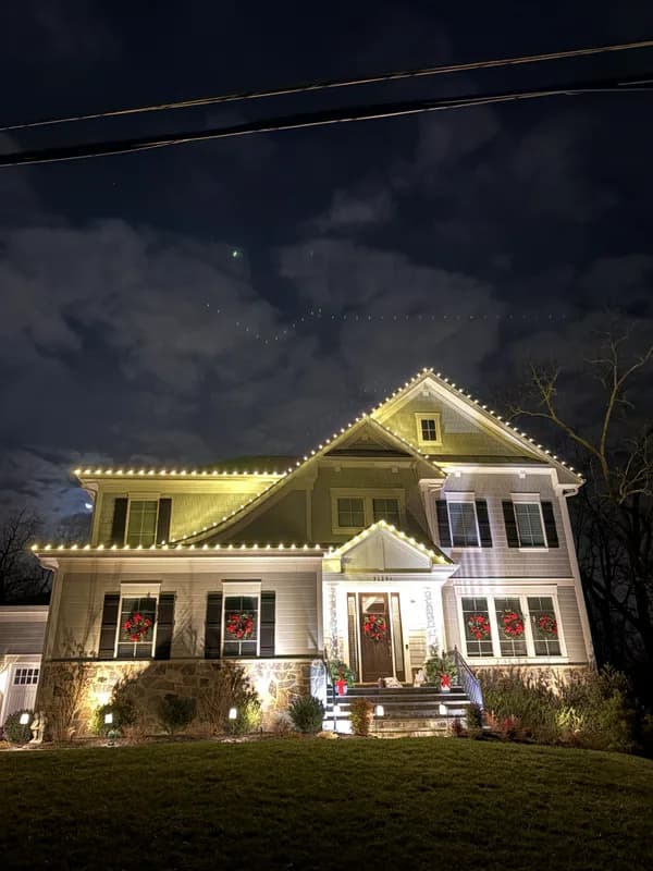 Christmas light installation in Fairfax, VA — LightDMV