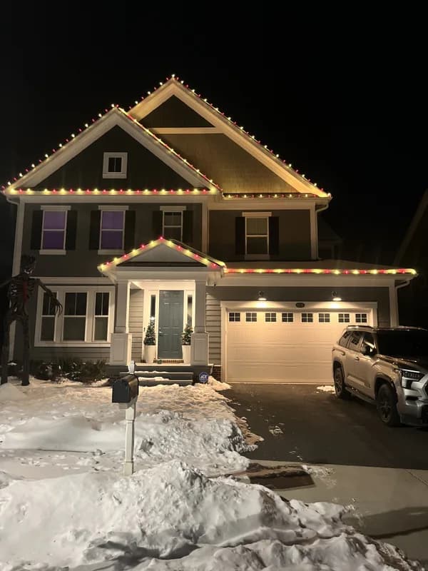 Christmas light installation in Georgetown, DC — LightDMV