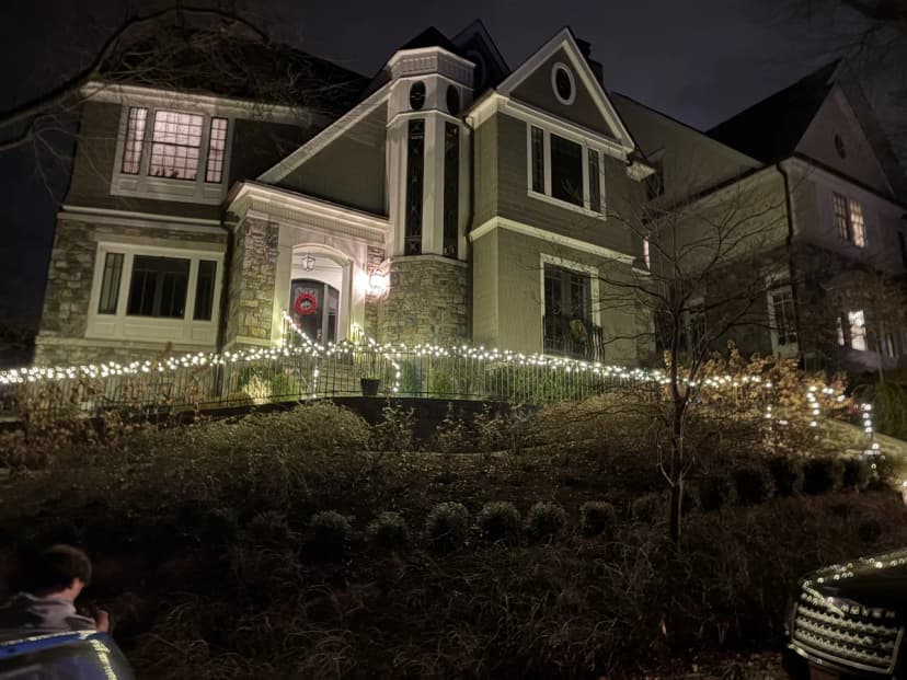 Christmas light installation in Great Falls, VA — LightDMV