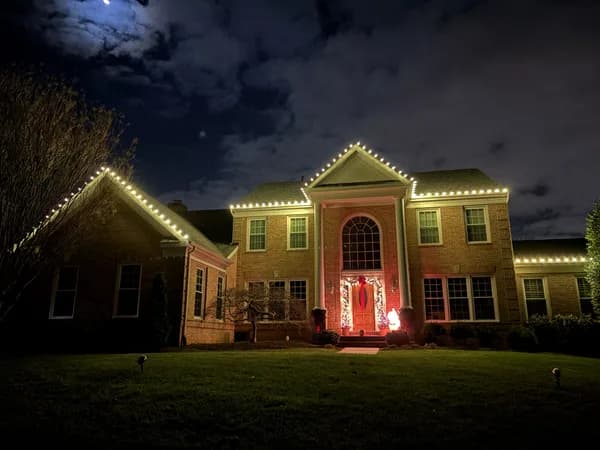 Christmas light installation in Great Falls, VA — LightDMV