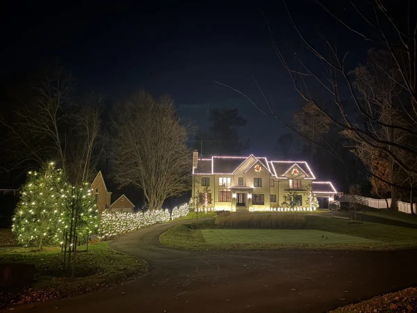 Christmas light installation in Kensington, MD — LightDMV