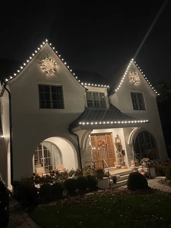 Christmas light installation in Kensington, MD — LightDMV
