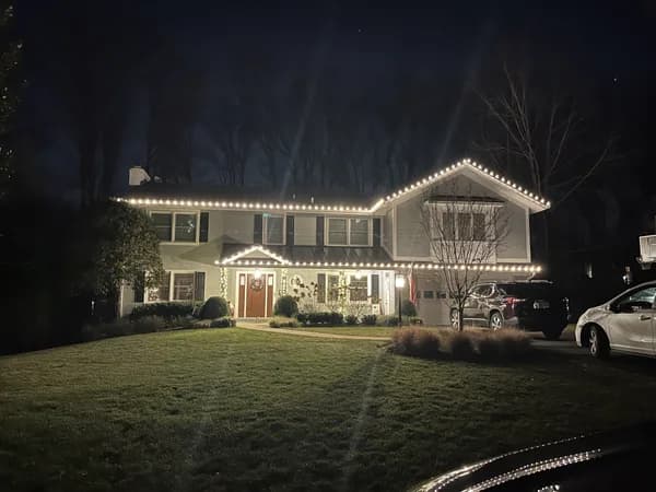 Christmas light installation in McLean, VA — LightDMV