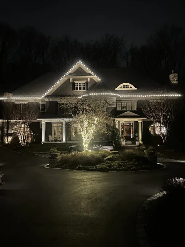 Christmas light installation in McLean, VA — LightDMV