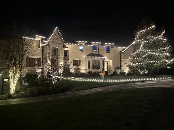 Christmas light installation in McLean, VA — LightDMV