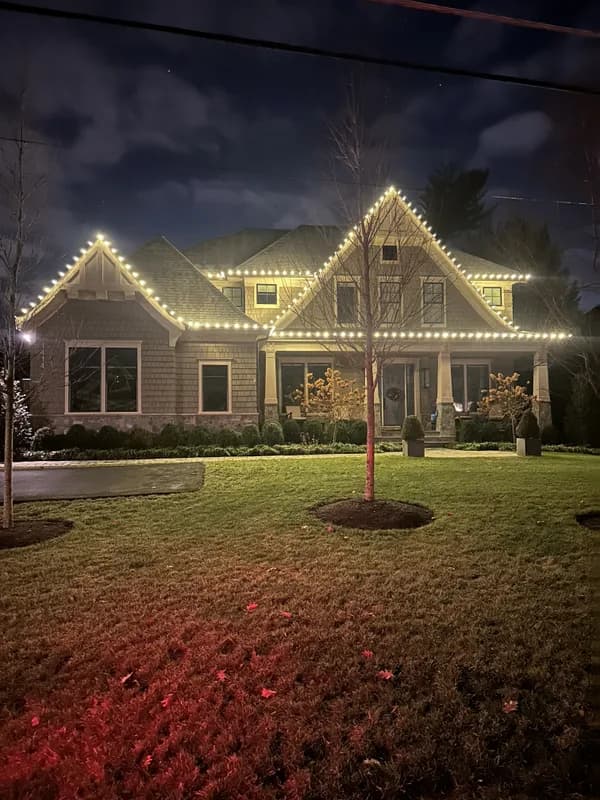 Christmas light installation in McLean, VA — LightDMV