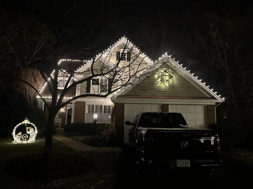 Christmas light installation in North Bethesda, MD — LightDMV