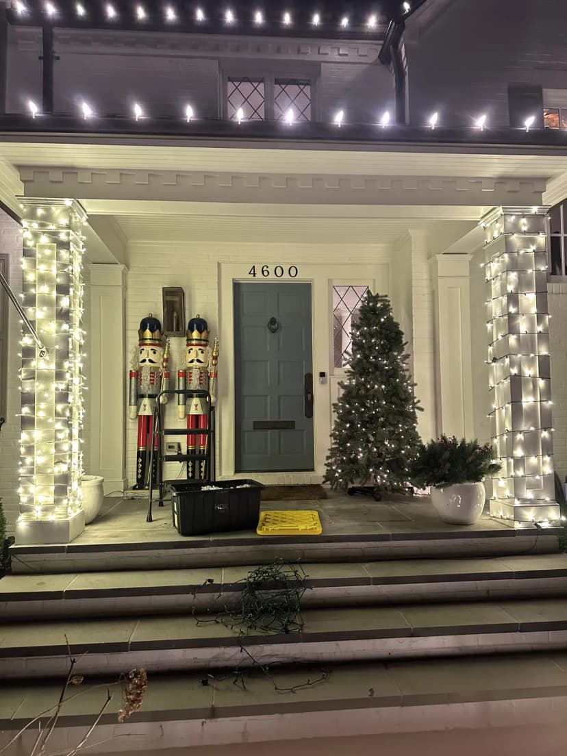 Christmas light installation in North Bethesda, MD — LightDMV
