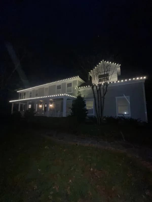 Christmas light installation in North Bethesda, MD — LightDMV