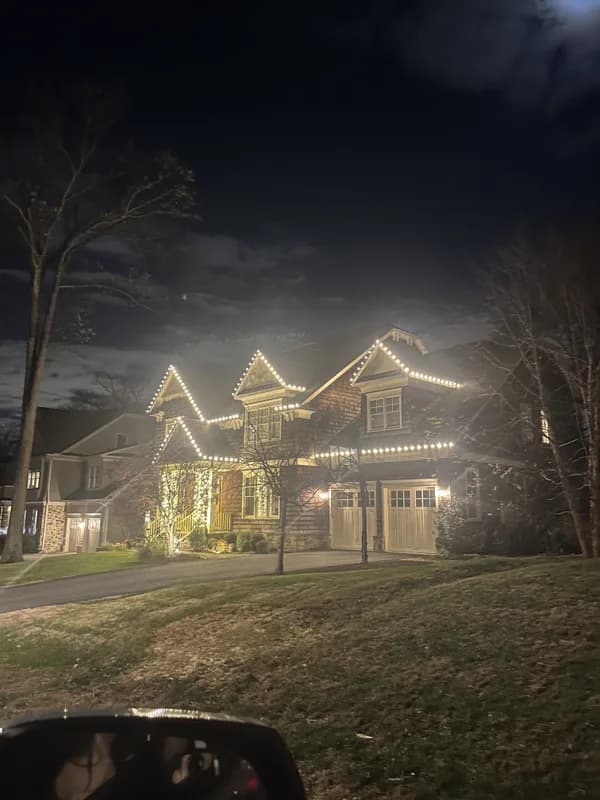 Christmas light installation in North Potomac, MD — LightDMV