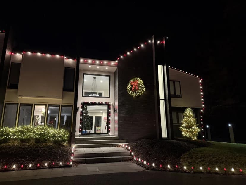 Christmas light installation in North Potomac, MD — LightDMV