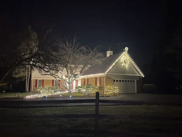 Christmas light installation in Potomac, MD — LightDMV