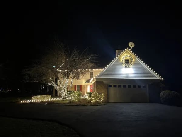 Christmas light installation in Potomac, MD — LightDMV
