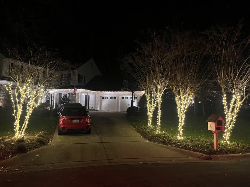 Christmas light installation in Potomac, MD — LightDMV