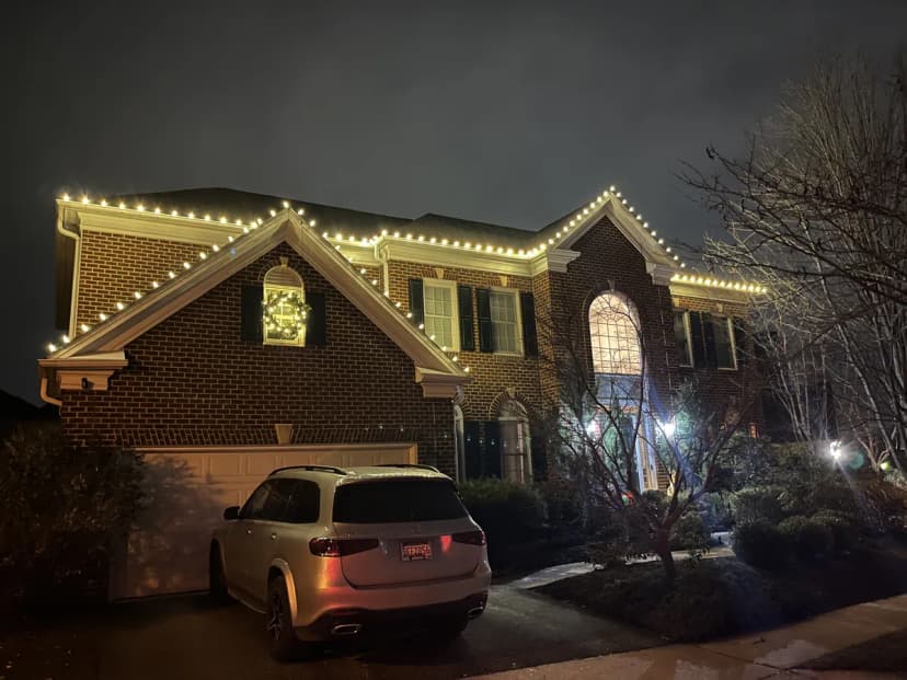 Christmas light installation in Rockville, MD — LightDMV