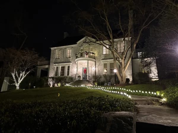 Christmas light installation in Spring Valley, DC — LightDMV