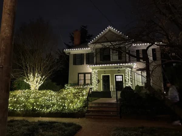 Christmas light installation in Tysons, VA — LightDMV