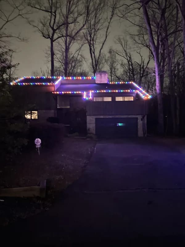 Christmas light installation in Tysons, VA — LightDMV