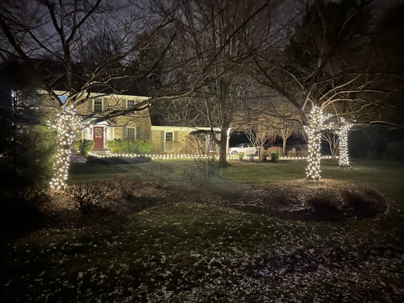 Christmas light installation in Vienna, VA — LightDMV