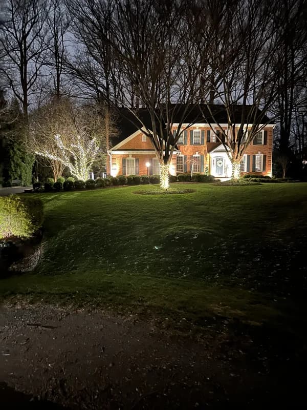 Christmas light installation in Vienna, VA — LightDMV