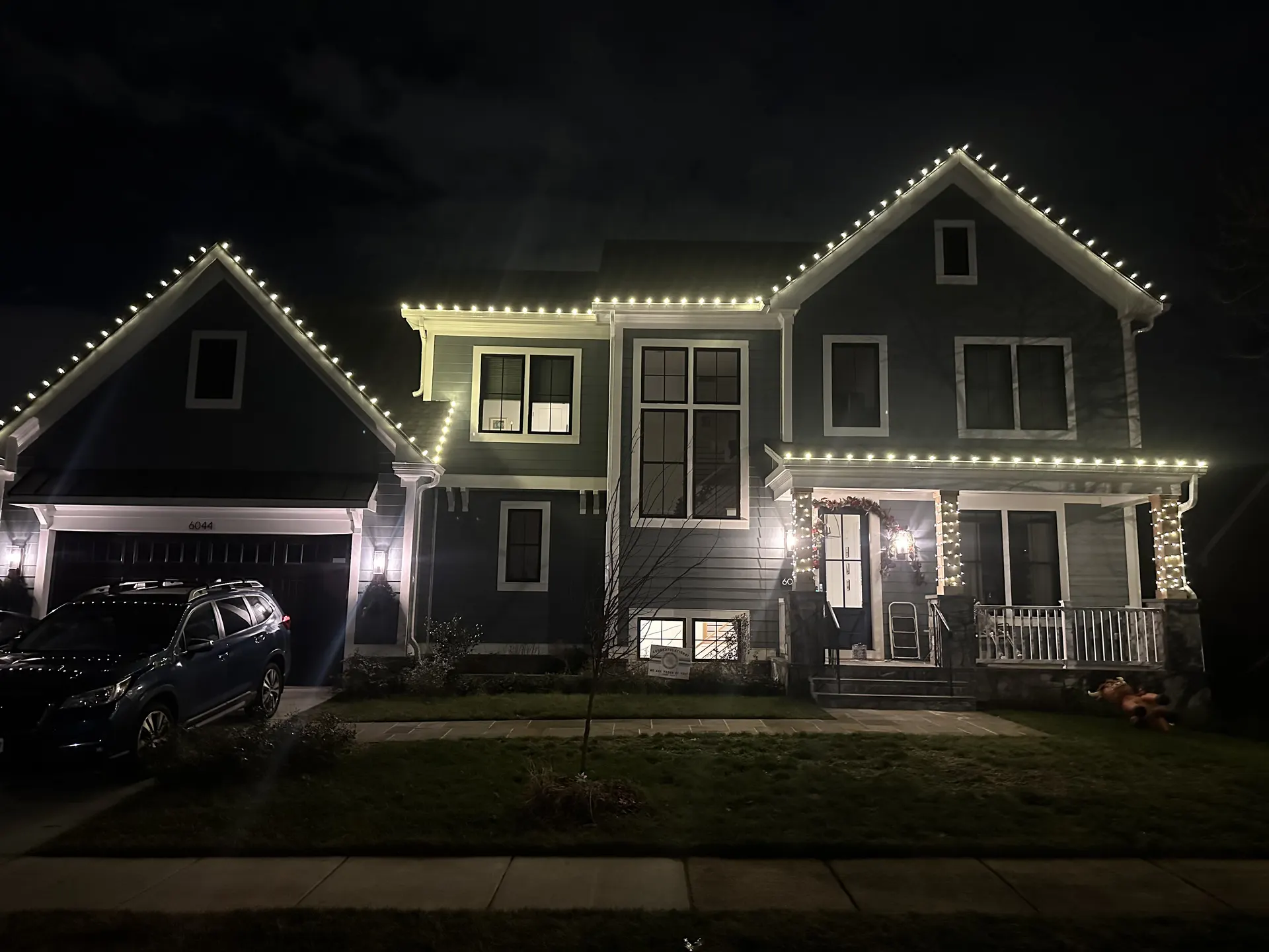 Christmas light installation in Arlington, VA — LightDMV