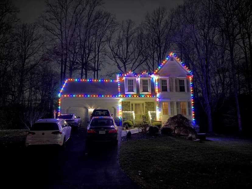 Christmas light installation in Arlington, VA — LightDMV