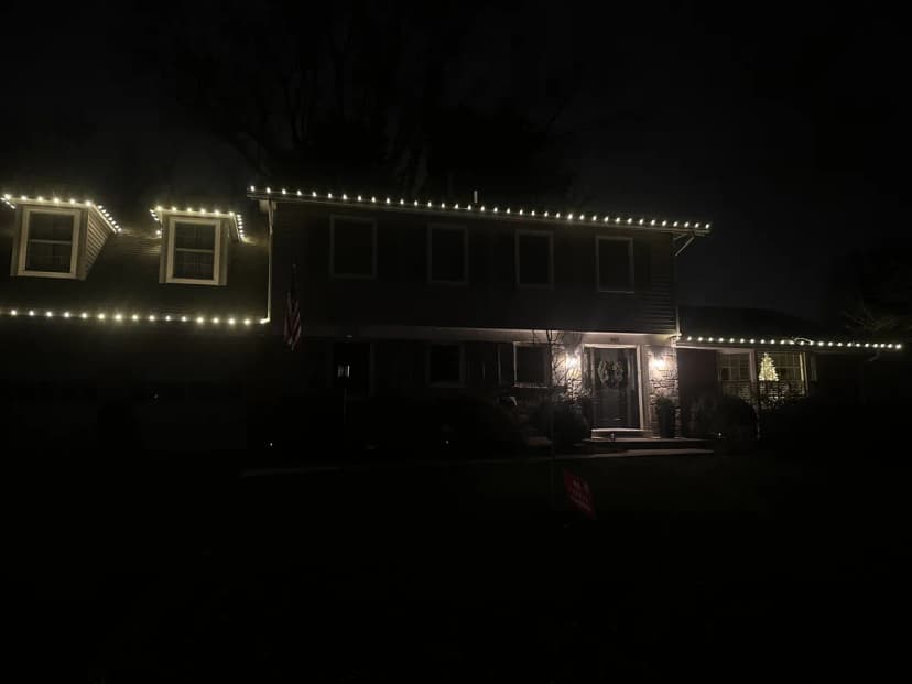 Christmas light installation in Arlington, VA — LightDMV