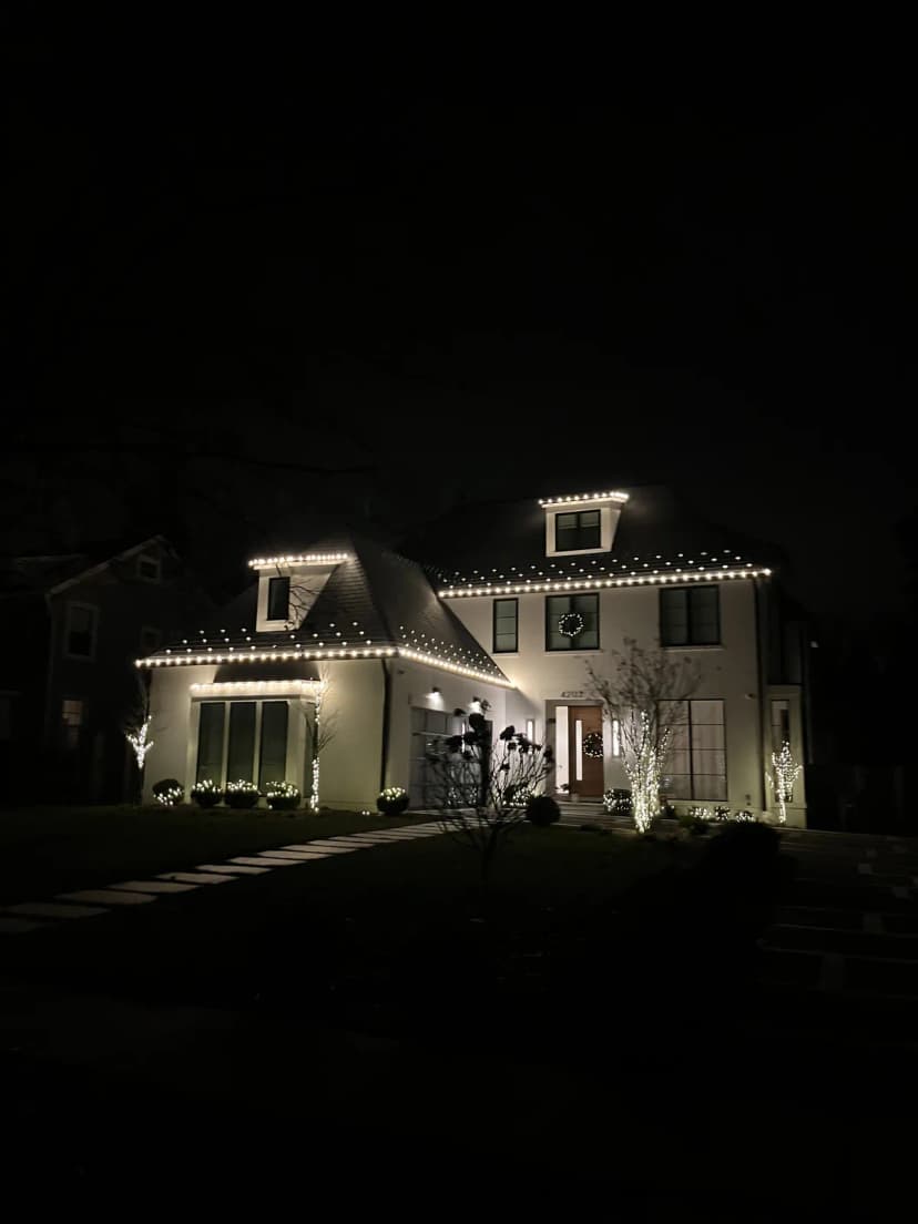 Christmas light installation in Chevy Chase, MD — LightDMV