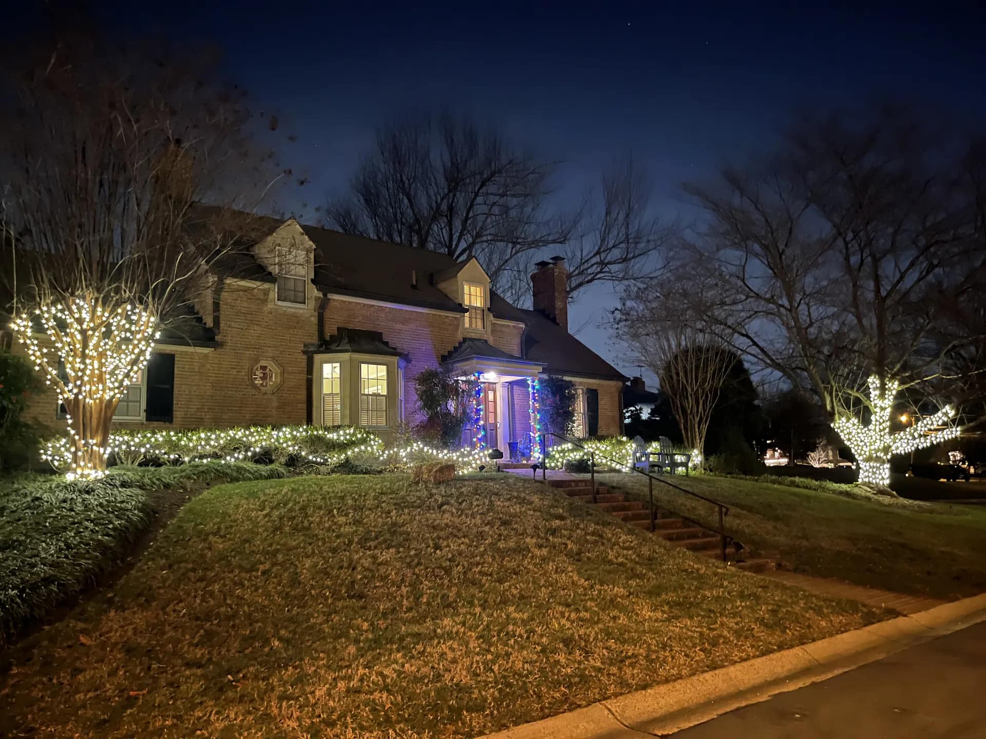 Christmas light installation in Chevy Chase, MD — LightDMV