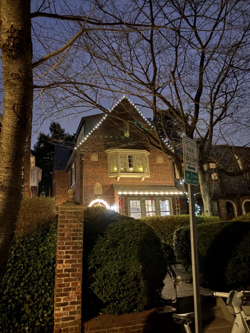 Christmas light installation in Georgetown, DC — LightDMV