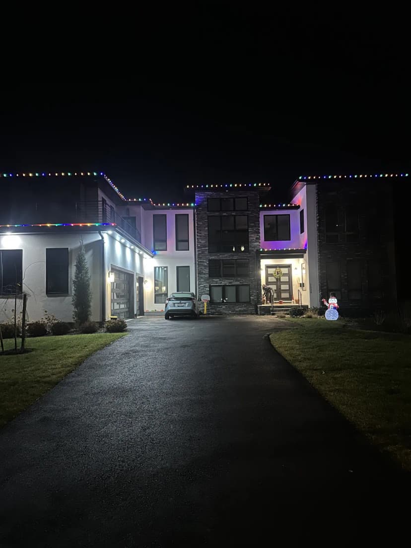 Christmas light installation in McLean, VA — LightDMV