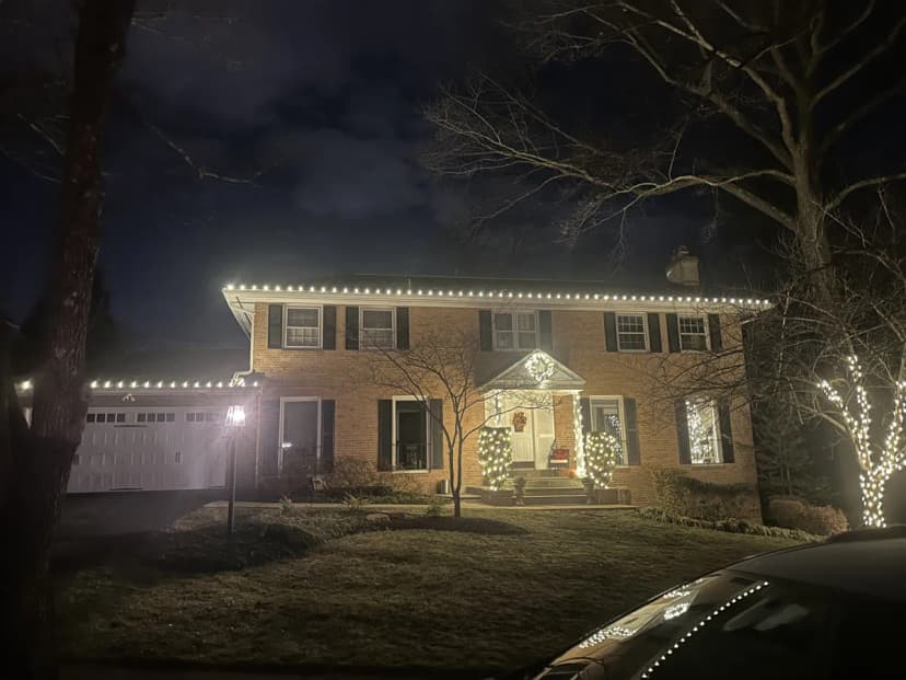 Christmas light installation in McLean, VA — LightDMV