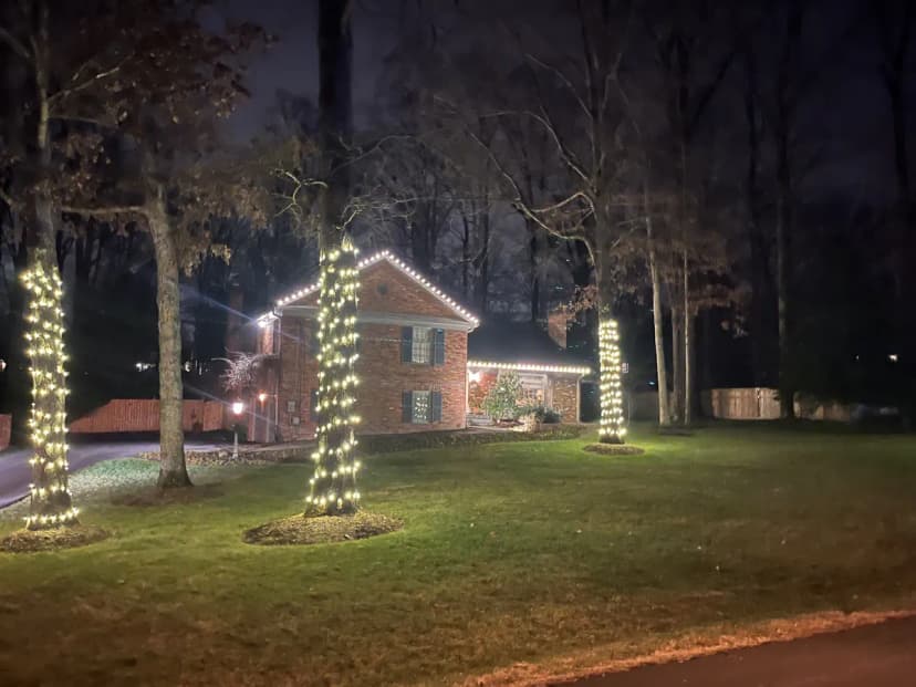 Christmas light installation in Silver Spring, MD — LightDMV