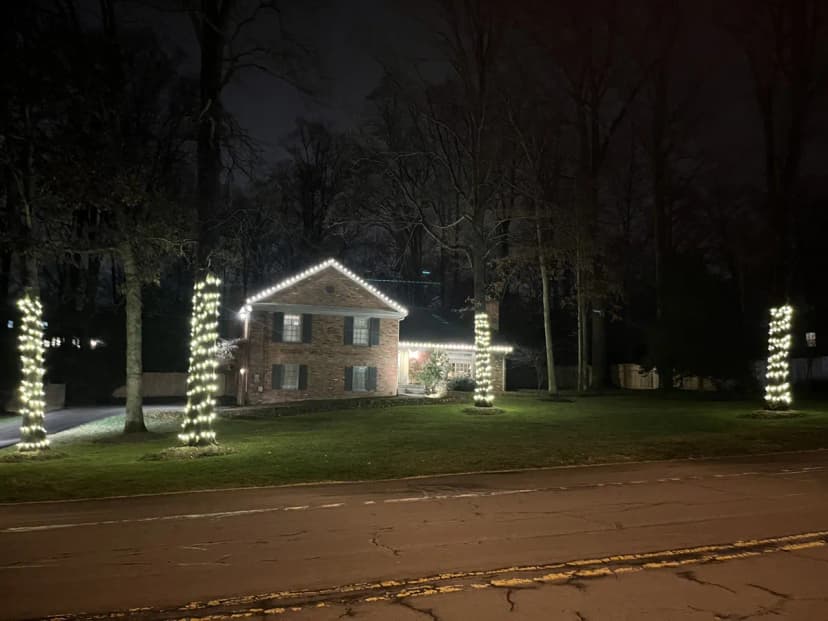 Christmas light installation in Silver Spring, MD — LightDMV